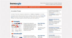 Desktop Screenshot of immoogle.ch